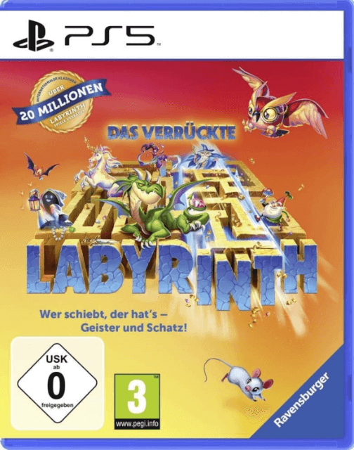 Last Labyrinth box art for Playstation 5